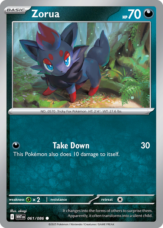 White Flare - 061/086 - Zorua