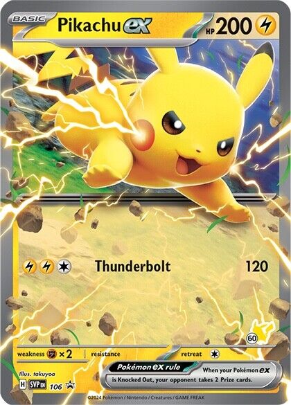Black Star Promos - SVP106 - Pikachu ex