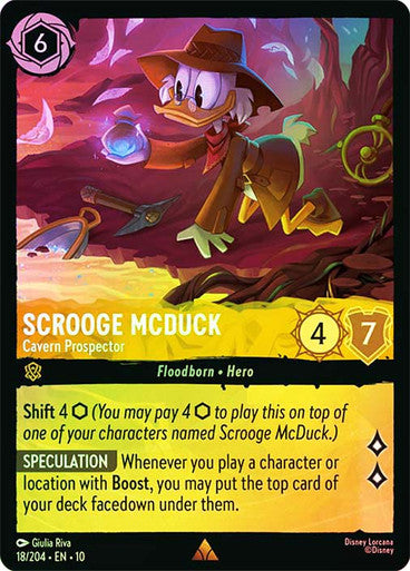 Whispers in the Well - 018/204 - Scrooge McDuck - Cavern Prospector - Foil