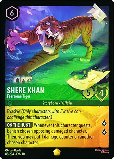 Whispers in the Well - 088/204 - Shere Khan - Fearsome Tiger - Foil