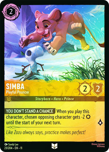 Winterspell - 023/204 - Simba - Playful Pouncer - Foil