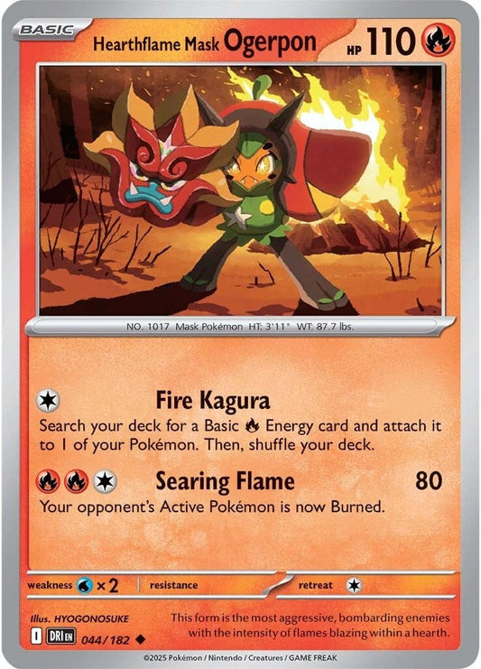 Destined Rivals - 044/182 - Hearthflame Mask Ogerpon