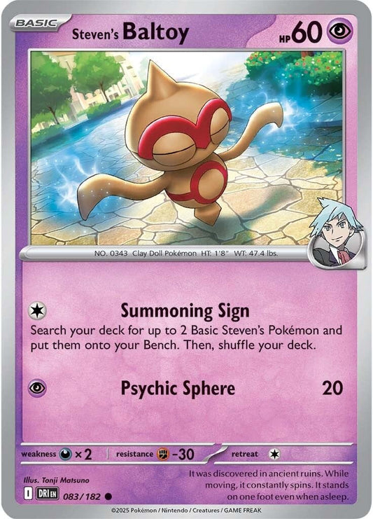 Destined Rivals - 083/182 - Steven's Baltoy