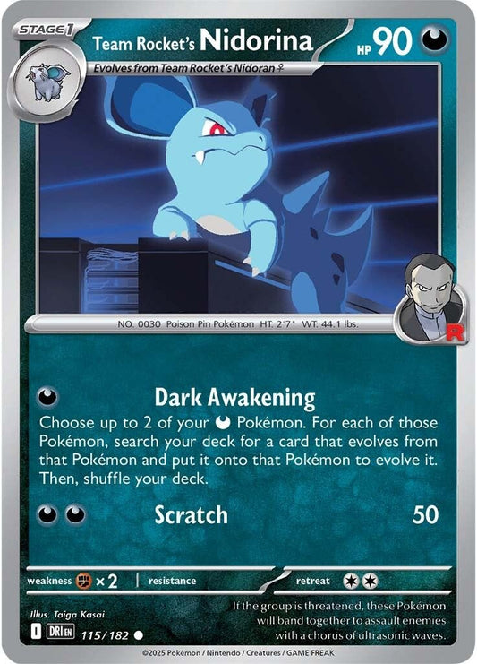 Destined Rivals - 115/182 - Team Rocket's Nidorina