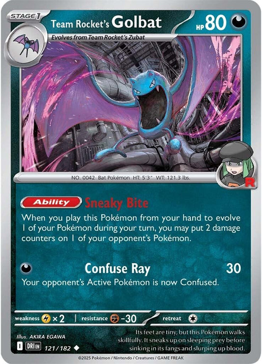 Destined Rivals - 121/182 - Team Rocket’s Golbat
