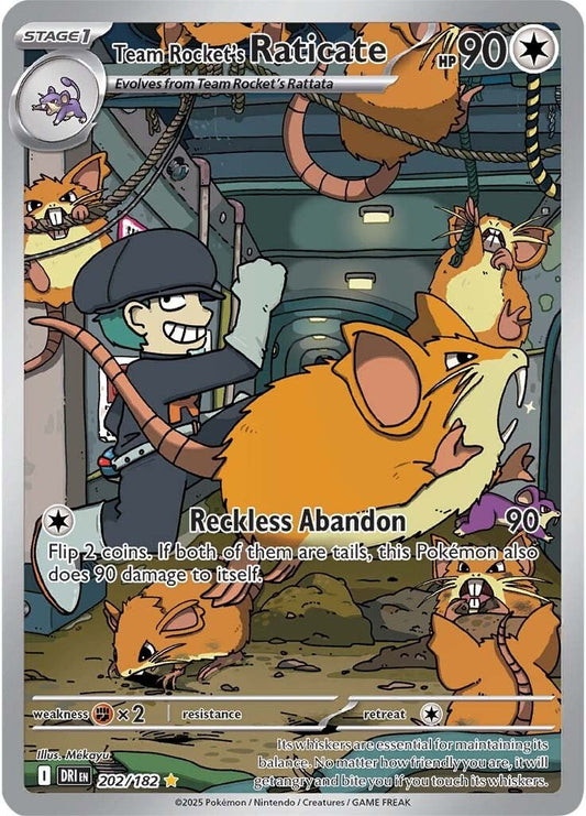 Destined Rivals - 202/182 - Team Rocket’s Raticate