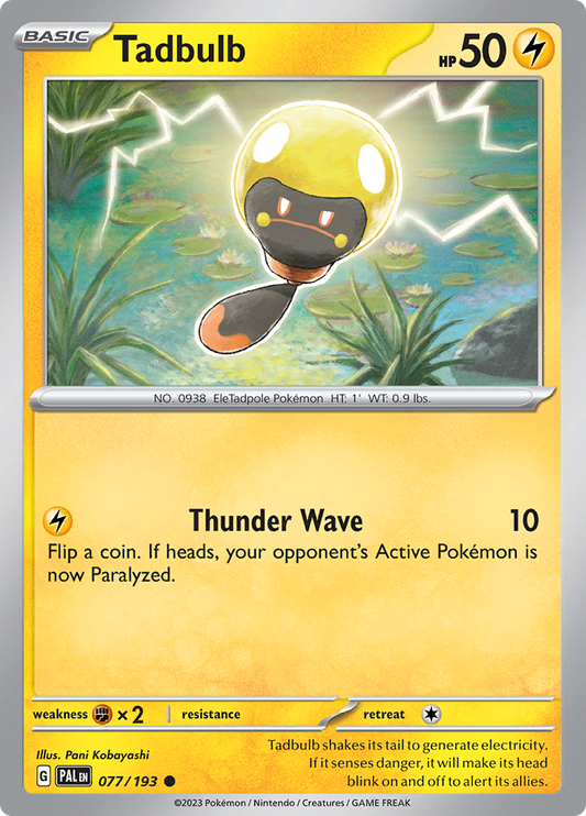 Paldea Evolved - 077/193 - Tadbulb