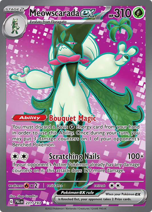Paldea Evolved - 231/193 - Meowscarada ex