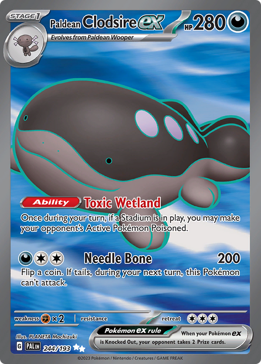 Paldea Evolved - 244/193 - Paldean Clodsire ex
