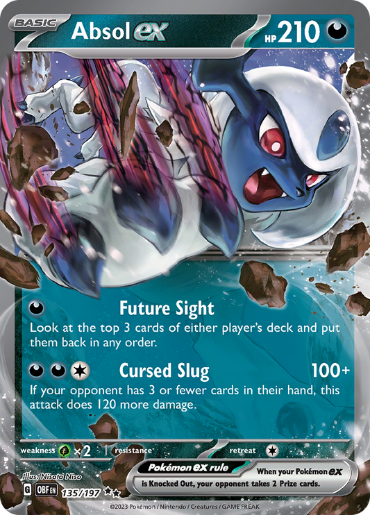 Obsidian Flames - 135/197 - Absol ex
