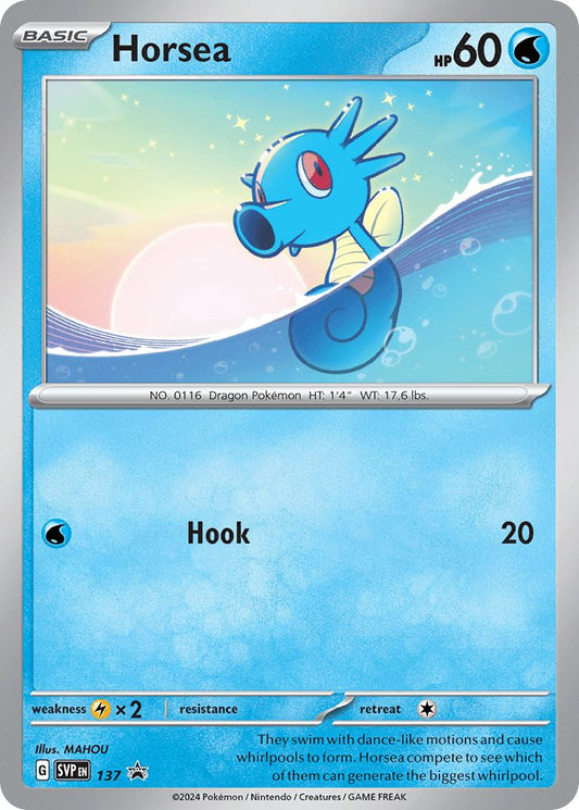 Black Star Promos - SVP137 - Horsea - Holo