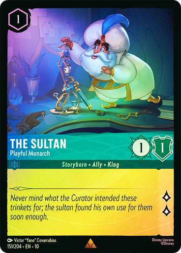 Whispers in the Well - 151/204 - The Sultan - Playful Monarch - Foil