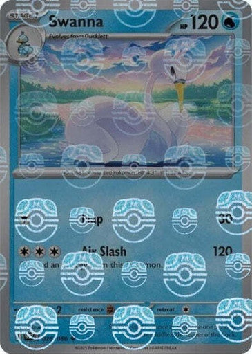 White Flare - 026/086 - Swanna - Master Ball Reverse Holo