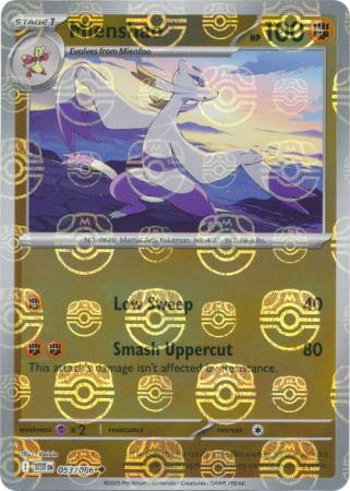White Flare - 053/086 - Mienshao - Master Ball Reverse Holo