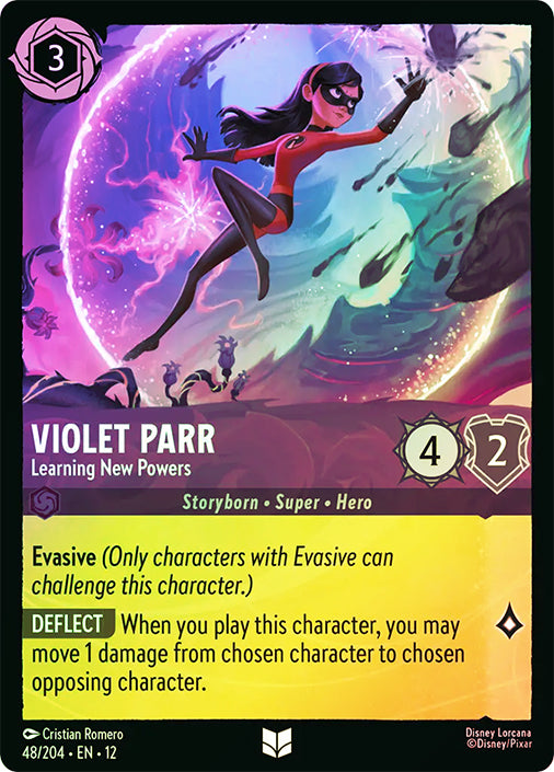 Wilds Unknown - 048/204 - Violet Parr - Learning New Powers - Foil