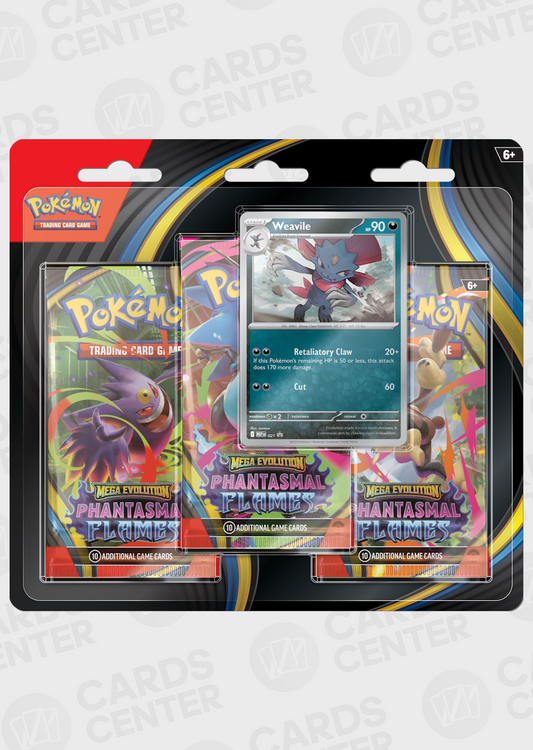 Phantasmal Flames 3-Booster Blister - Weavile
