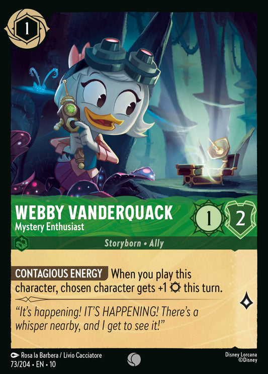 Whispers in the Well - 073/204 - Webby Vanderquack - Mystery Enthusiast