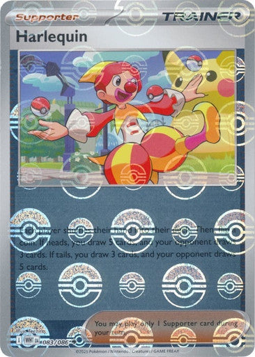 White Flare - 083/086 - Harlequin - Poké Ball Reverse Holo