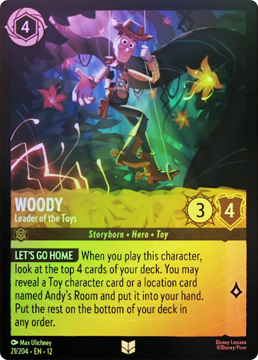 Wilds Unknown - 021/204 - Woody - Leader of the Toys - Foil
