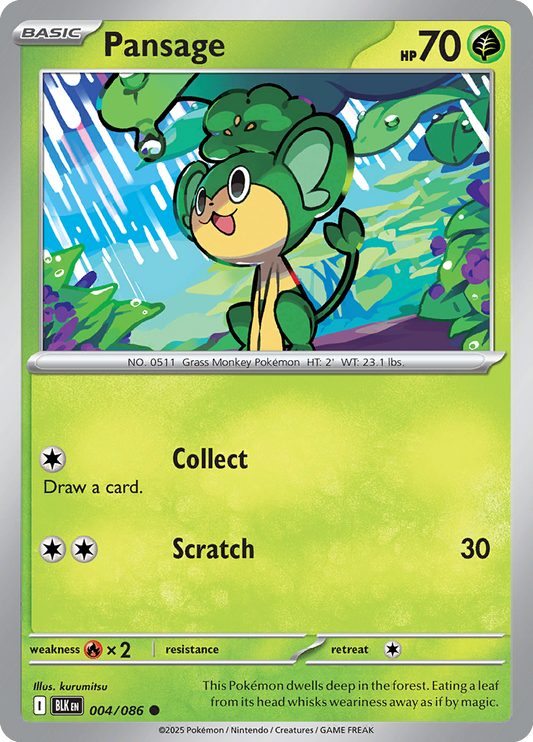 Black Bolt - 004/086 - Pansage