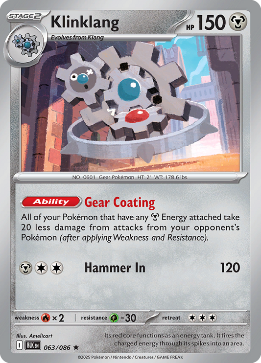 Black Bolt - 063/086 - Klinklang - Holo