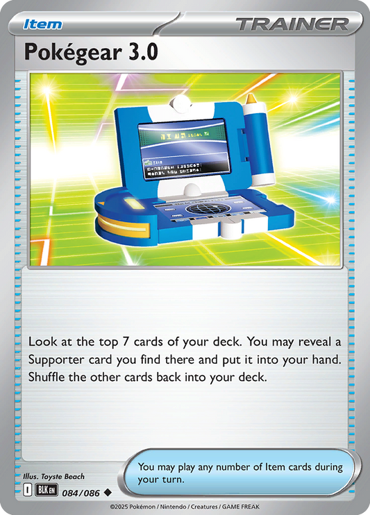 Black Bolt - 084/086 - Pokégear 3.0