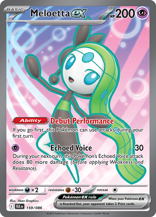 Black Bolt - 159/086 - Meloetta ex
