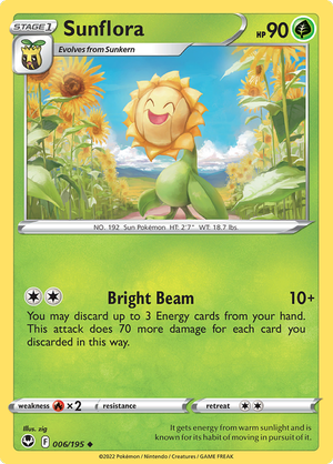 Silver Tempest - 006/195 - Sunflora