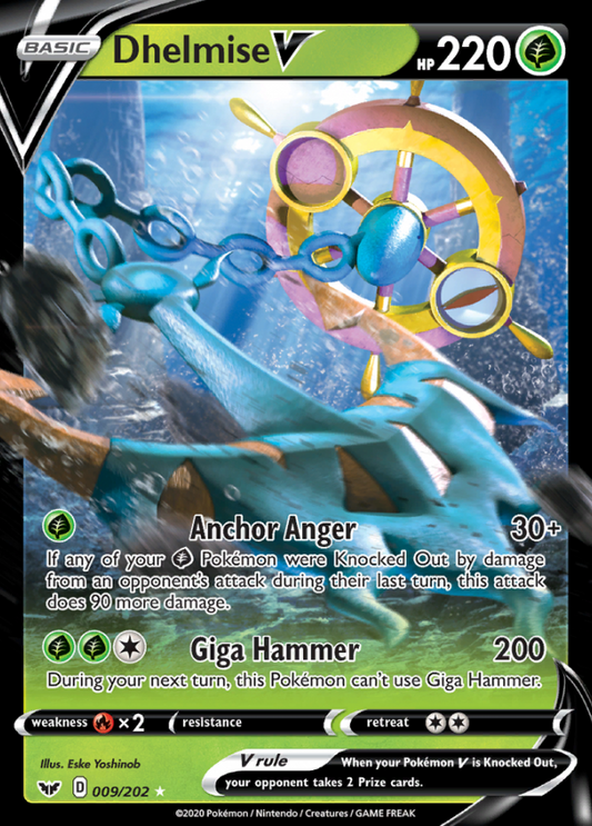 Sword &amp; Shield - 009/202 - Dhelmise V
