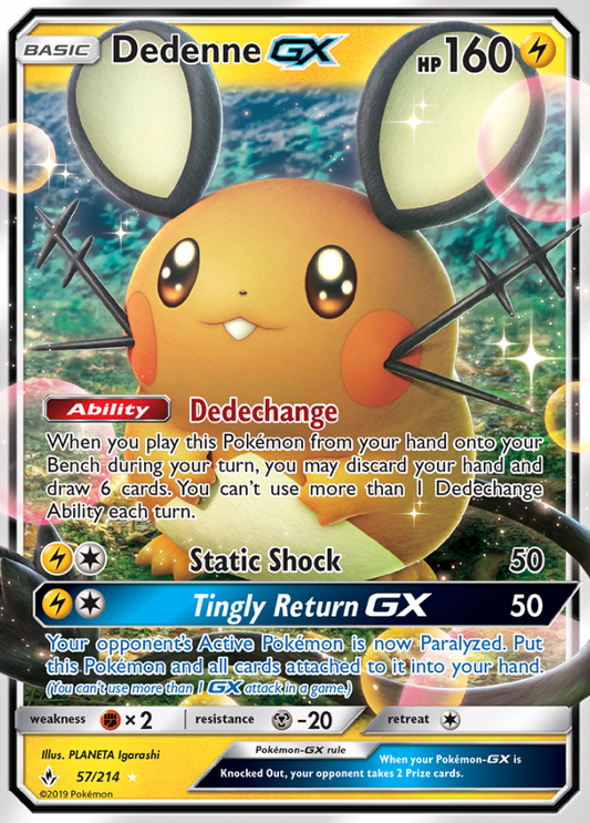 Unbroken Bonds - 057/214 - Dedenne GX
