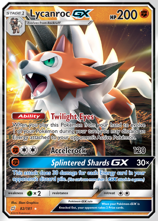 Team Up - 082/181 - Lycanroc GX
