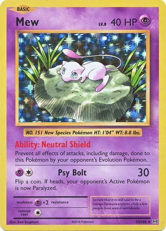 Evolutions - 053/108 - Mew - Holo