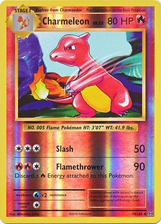 Evolutions - 010/108 - Charmeleon - Reverse Holo