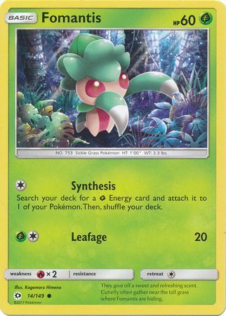 Sun &amp; Moon - 014/149 - Fomantis