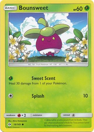 Sun &amp; Moon - 018/149 - Bounsweet