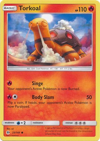 Sun &amp; Moon - 023/149 - Torkoal