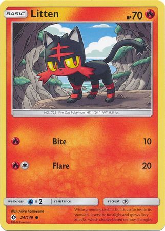 Sun &amp; Moon - 024/149 - Litten