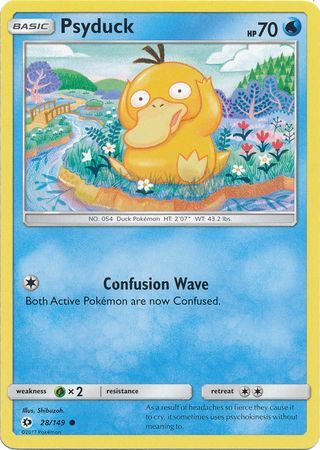 Sun &amp; Moon - 028/149 - Psyduck