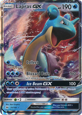 Sun &amp; Moon - 035/149 - Lapras GX