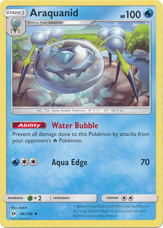 Sun &amp; Moon - 046/149 - Araquanid