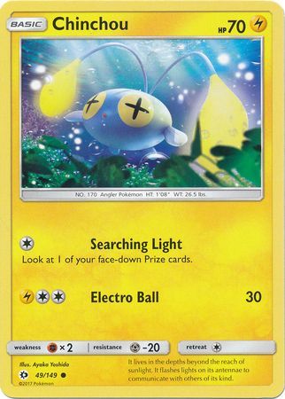 Sun &amp; Moon - 049/149 - Chinchou
