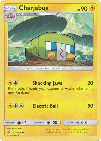 Sun &amp; Moon - 051/149 - Charjabug