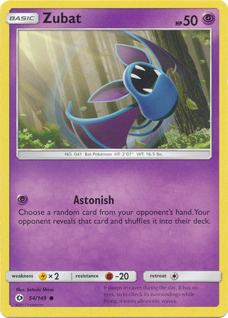 Sun &amp; Moon - 054/149 - Zubat