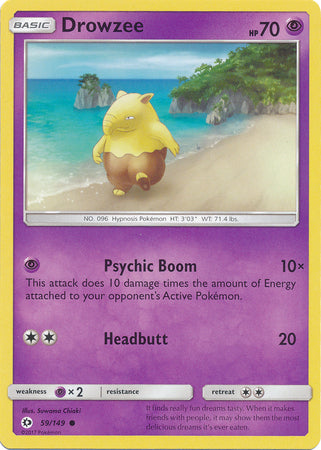 Sun &amp; Moon - 059/149 - Drowzee