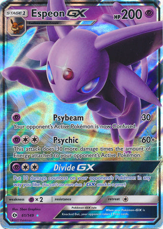 Sun &amp; Moon - 061/149 - Espeon GX