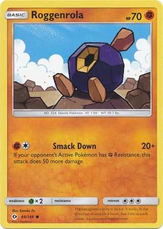 Sun &amp; Moon - 069/149 - Roggenrola