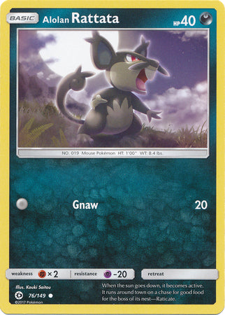 Sun &amp; Moon - 076/149 - Alolan Rattata