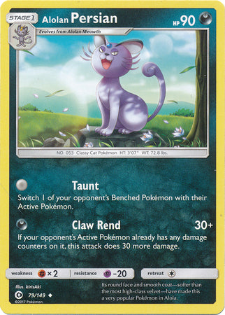 Sun &amp; Moon - 079/149 - Alolan Persian