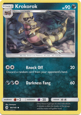 Sun &amp; Moon - 084/149 - Krokorok