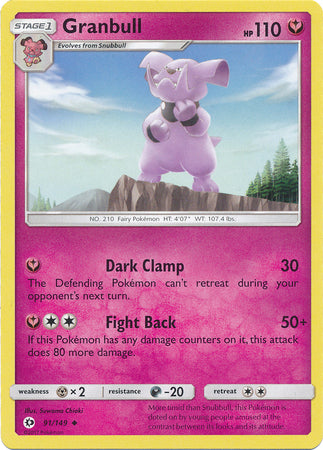 Sun &amp; Moon - 091/149 - Granbull